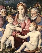 BRONZINO, Agnolo Holy Family fgfjj Spain oil painting artist